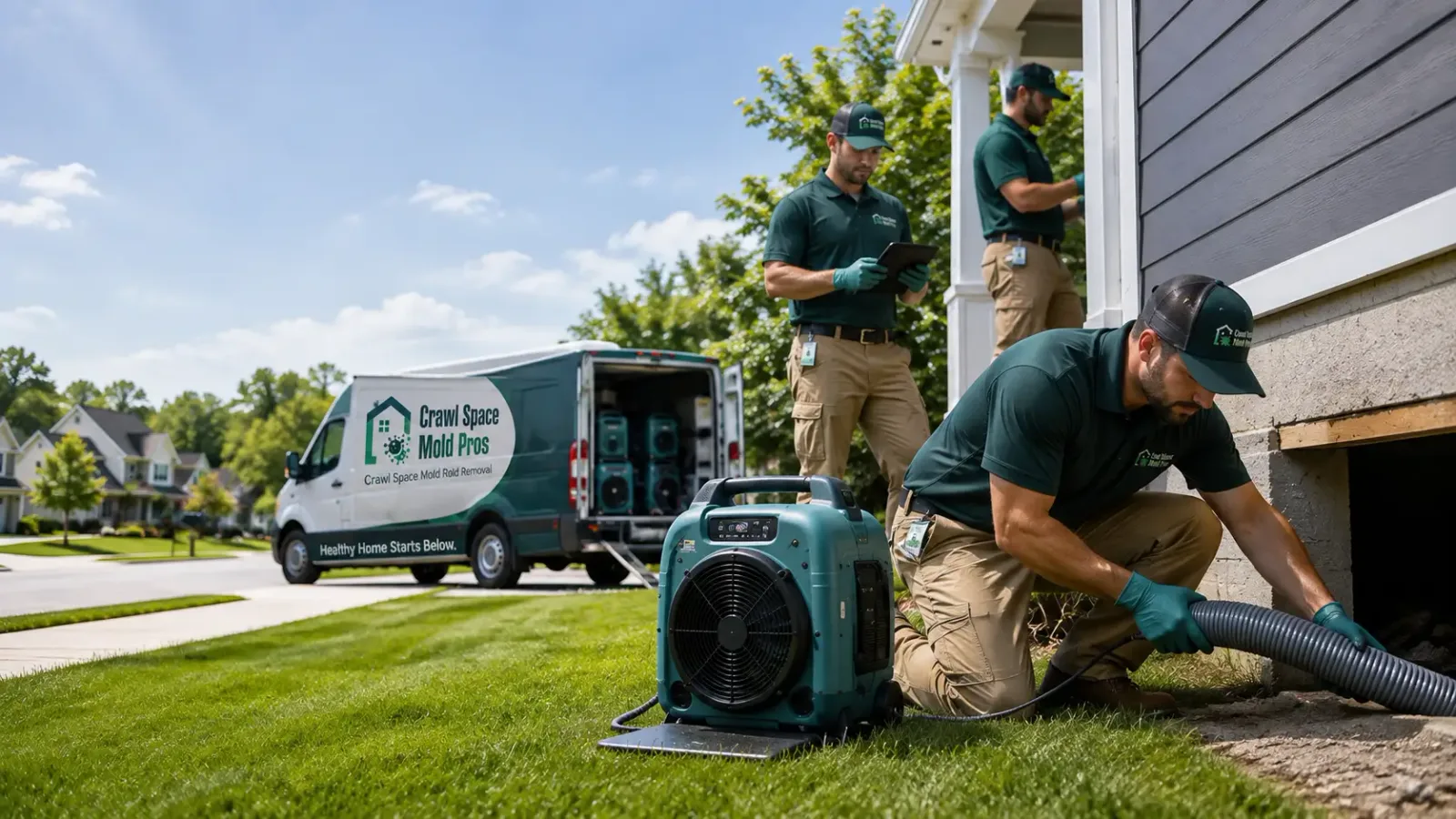 Crawl Space Mold Removal in Greenfield, IL